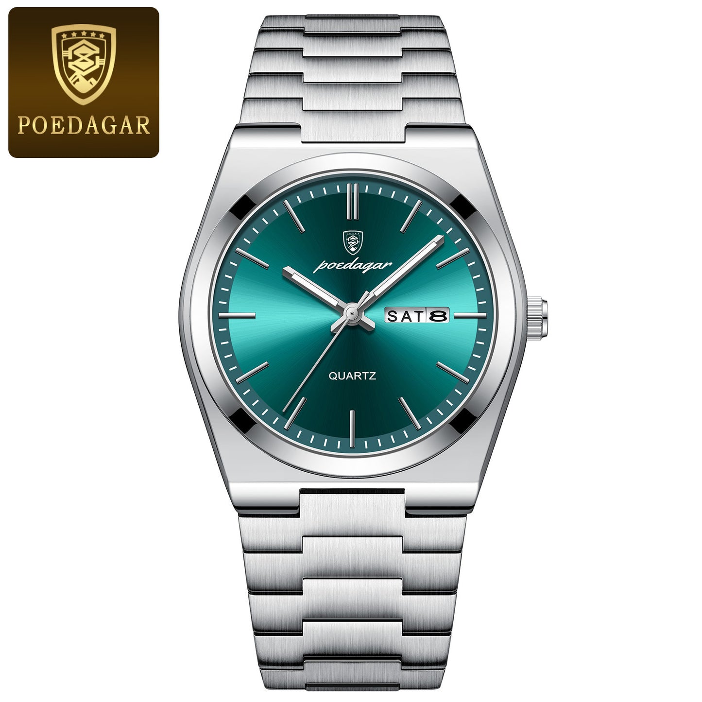 Reloj Elegante Poedagar PO-930 | Movimiento de Cuarzo y Acero Inoxidable